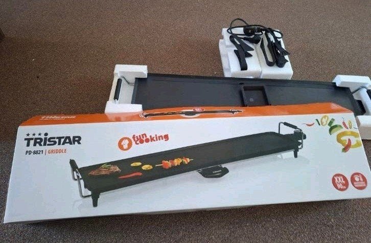 Tristar lange tafelgrill, Ophalen of Verzenden, Zo goed als nieuw