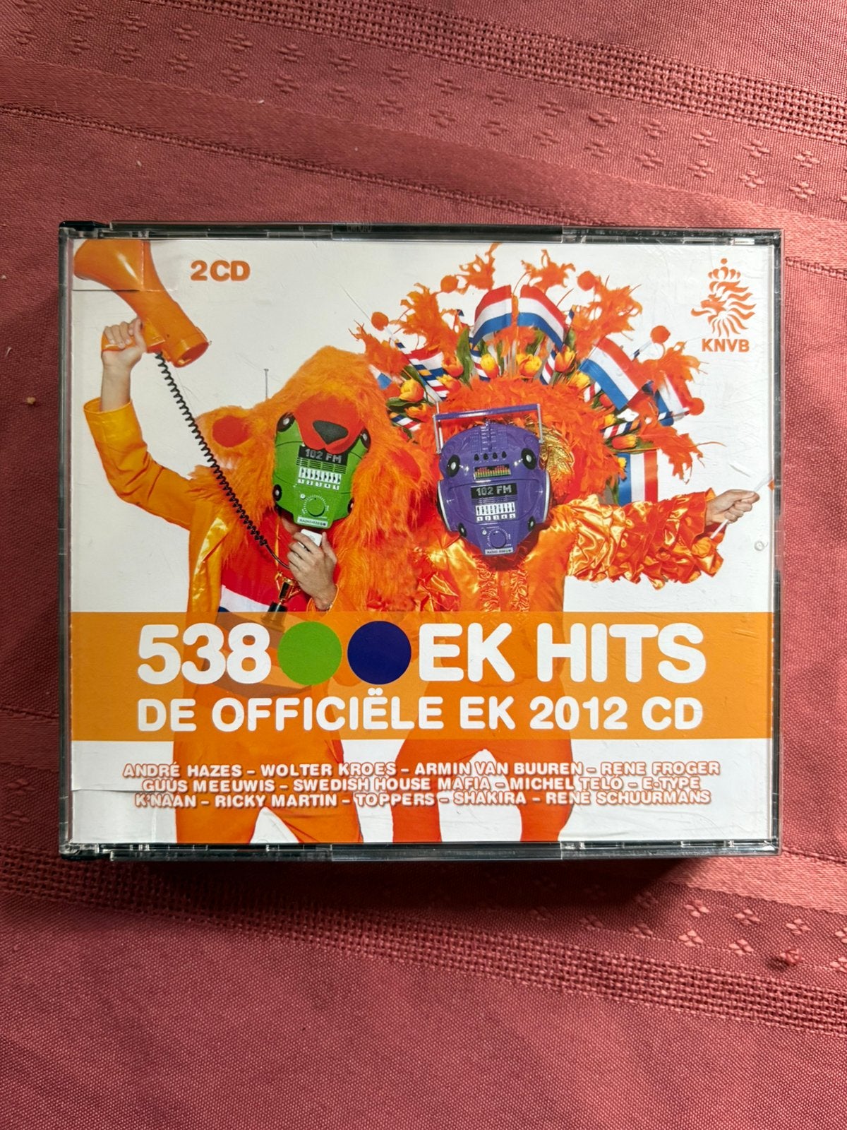 538 EK Hits - De Officiële EK 2012 Cd  2cd-box, Verzenden, Gebruikt, Nederlandstalig, Verzamelalbum
