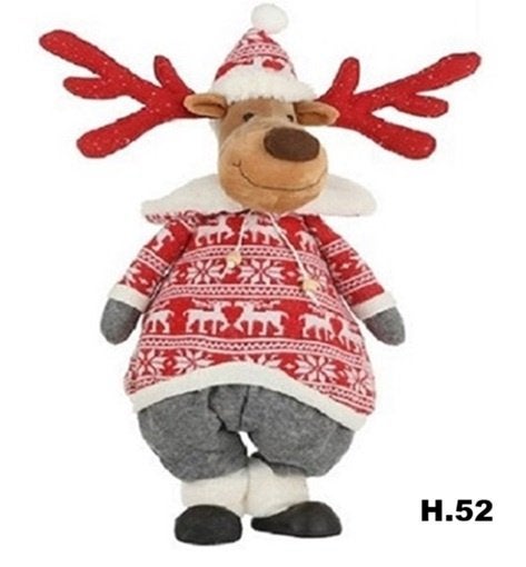 Rendier Hert knuffel staand model H.52, Diversen, Verzenden, Nieuw