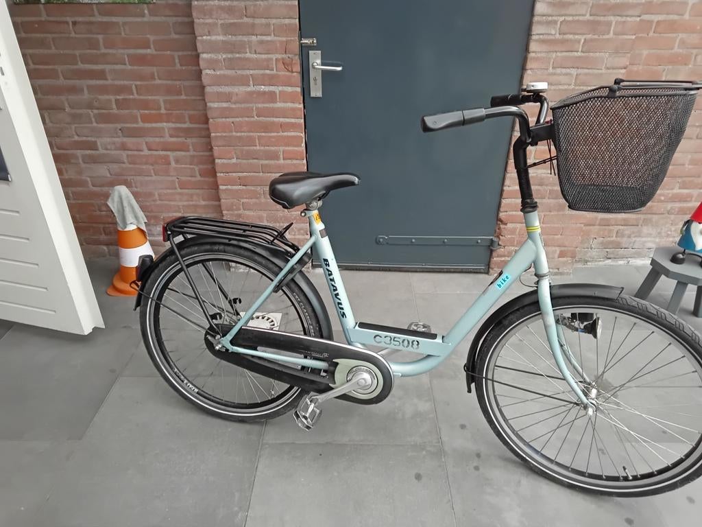 Damesfiets 26 inch Batavus Met mand voor op Nette fiets, Ophalen, Gebruikt