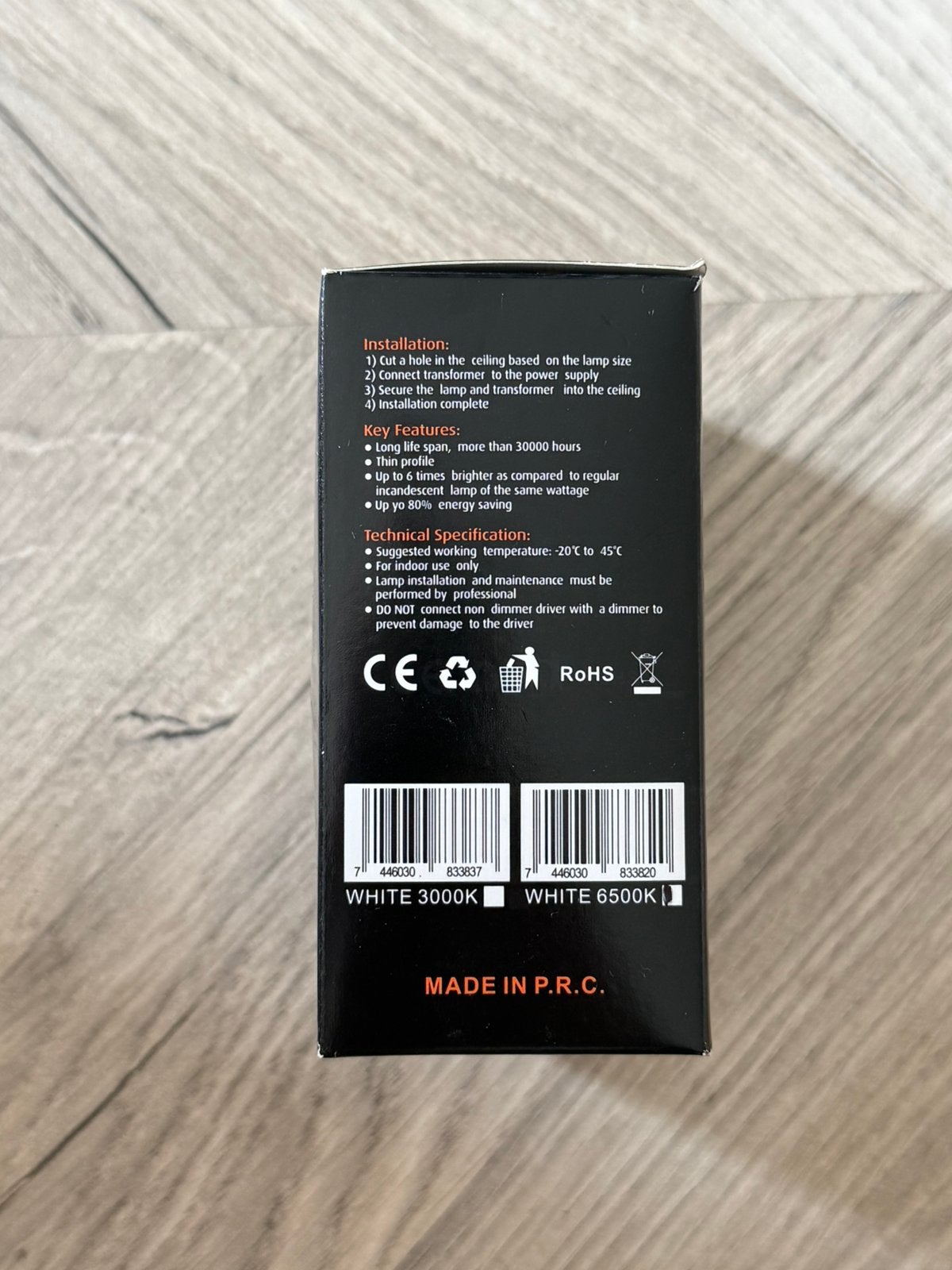 Splinternieuwe partij LED inbouwspot 7W (190 stuks), Huis en Inrichting, Lampen | Spots, Kunststof, Overige merken, Nieuw, Overige fittingen