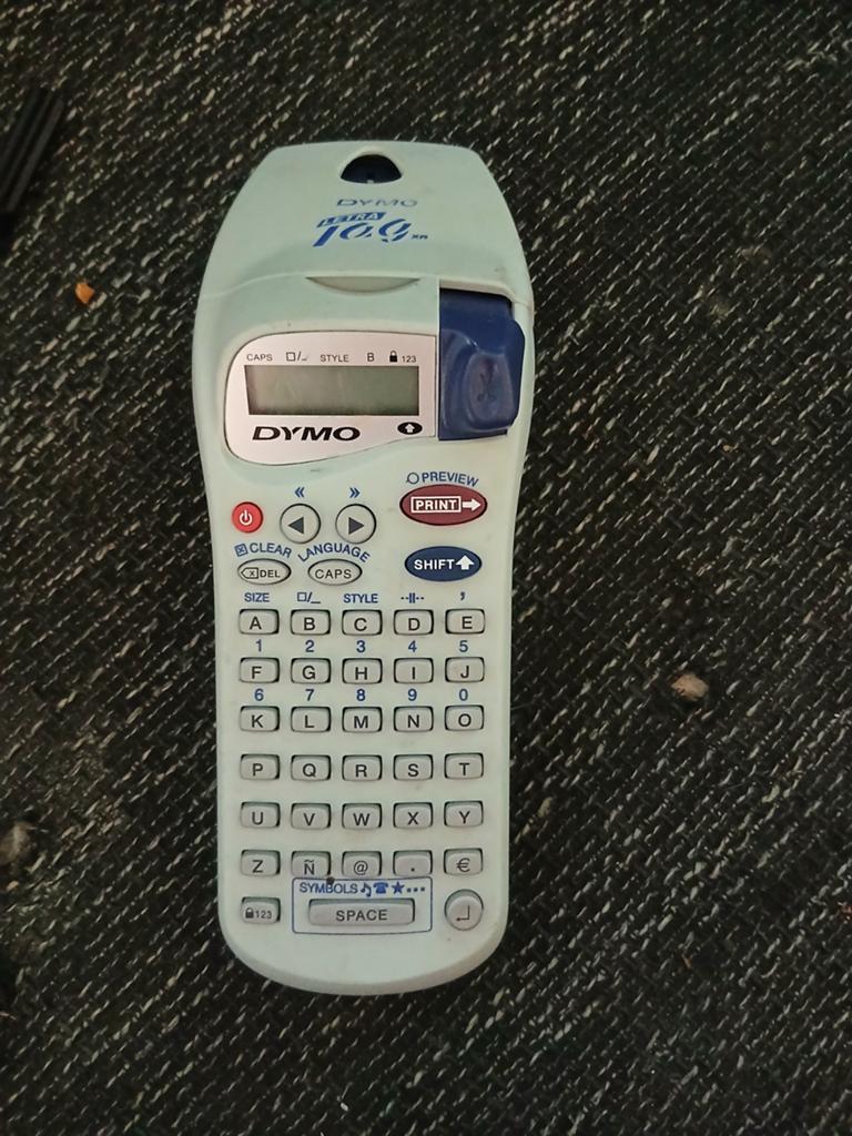 Dymo LabelManager 160 Labelprinter met batterijen, Computers en Software, Labelprinters, Gebruikt, Qwerty, Etiket, Tape-label