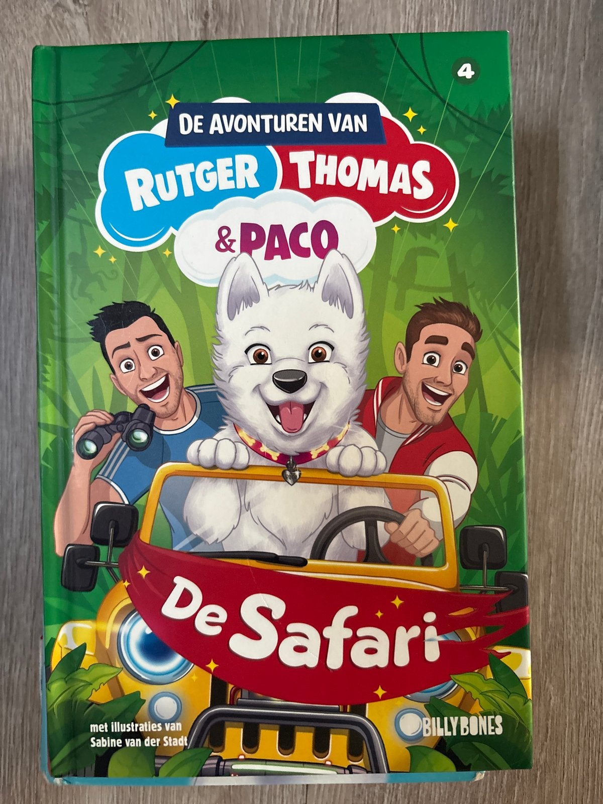 De Avonturen van Rutger, Thomas & Paco: De Safari, Boeken, Kinderboeken | Jeugd | onder 10 jaar, Ophalen of Verzenden, Zo goed als nieuw