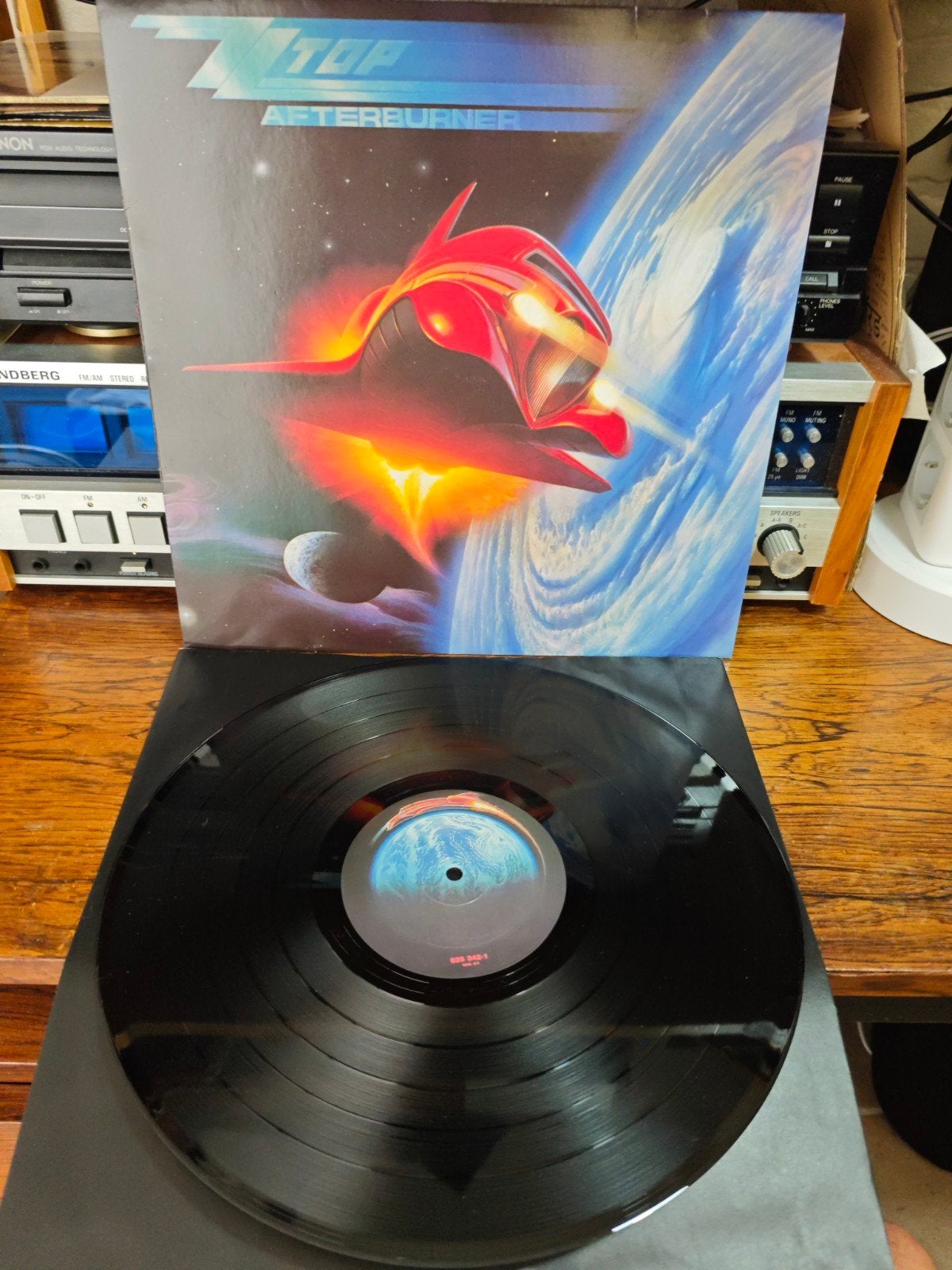 ZZ Top - Afterburner LP (1985) - Pop Rock Vinyl, Ophalen of Verzenden, Gebruikt, 12 inch, LP