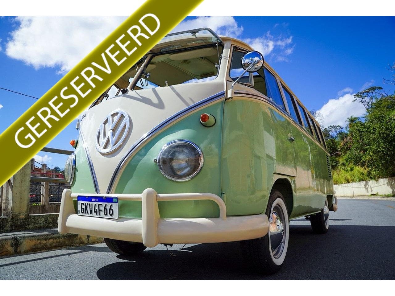 Volkswagen T1 personenbus of camper * SAMBA * 23 raams en sc, Auto's, Oldtimers, Stof, Overige carrosserieën, Volkswagen, Handgeschakeld