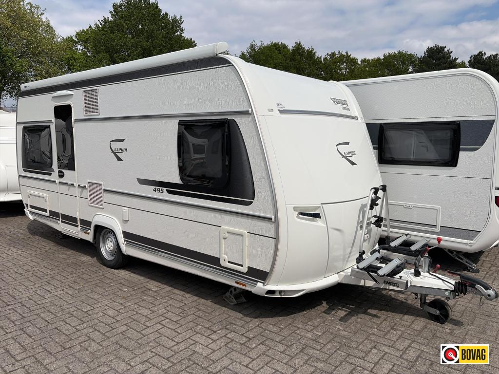Fendt Saphir 495 SFB Zeer compleet!!!, Caravans en Kamperen, Caravans, Rondzit, Bedrijf, Overige typen, Fendt
