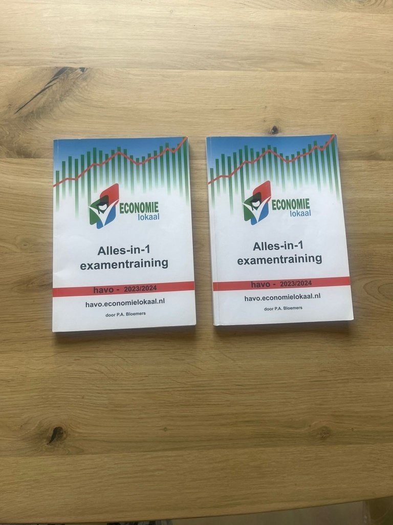 Economie lokaal, alles in 1 examentraining, Boeken, Verzenden, Zo goed als nieuw, HAVO, Economie