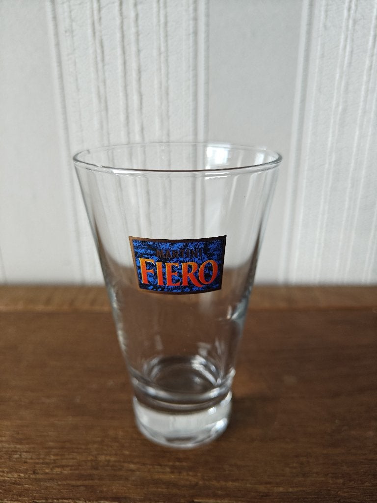 Martini Fiero aperitiefglas – Dikwandige tumbler, Ophalen of Verzenden, Zo goed als nieuw, Overige typen