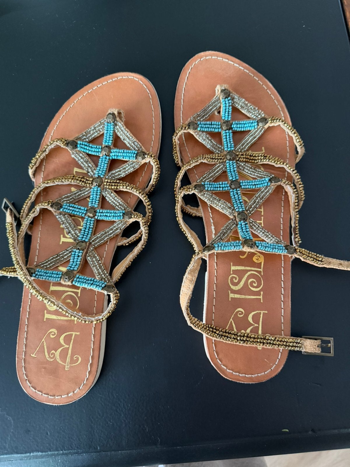 Teen Slippers ISLA IBIZA maat 38, Ophalen of Verzenden, Zo goed als nieuw, Overige kleuren, Slippers