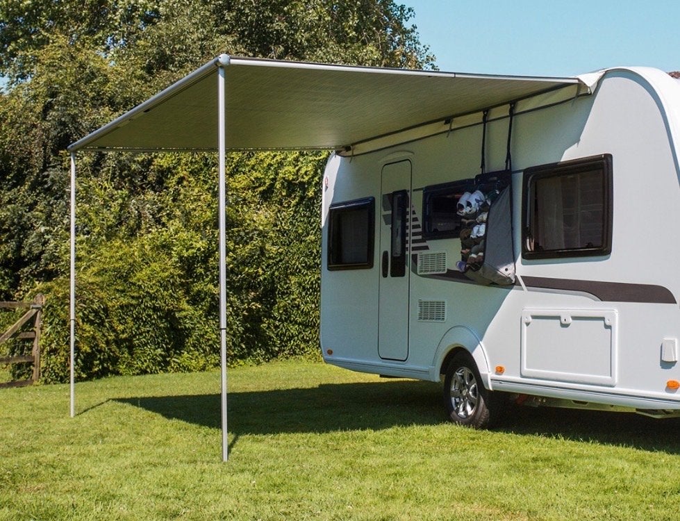 Thule Omnistor zakuifel 425 cm breed met zijwand links., Ophalen, Zo goed als nieuw, Polyester, Overige merken