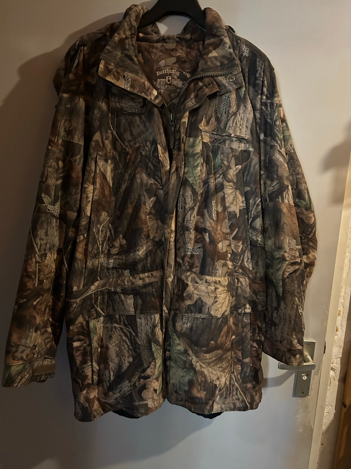 Deerhunter camouflage jachtjas en broek set, Ophalen, Zo goed als nieuw, Overige maten, Meerkleurig
