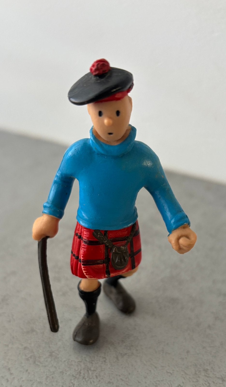 Origineel Kuifje PVC-figuurtje, Ophalen of Verzenden, Kuifje, Zo goed als nieuw, Beeldje of Figuurtje
