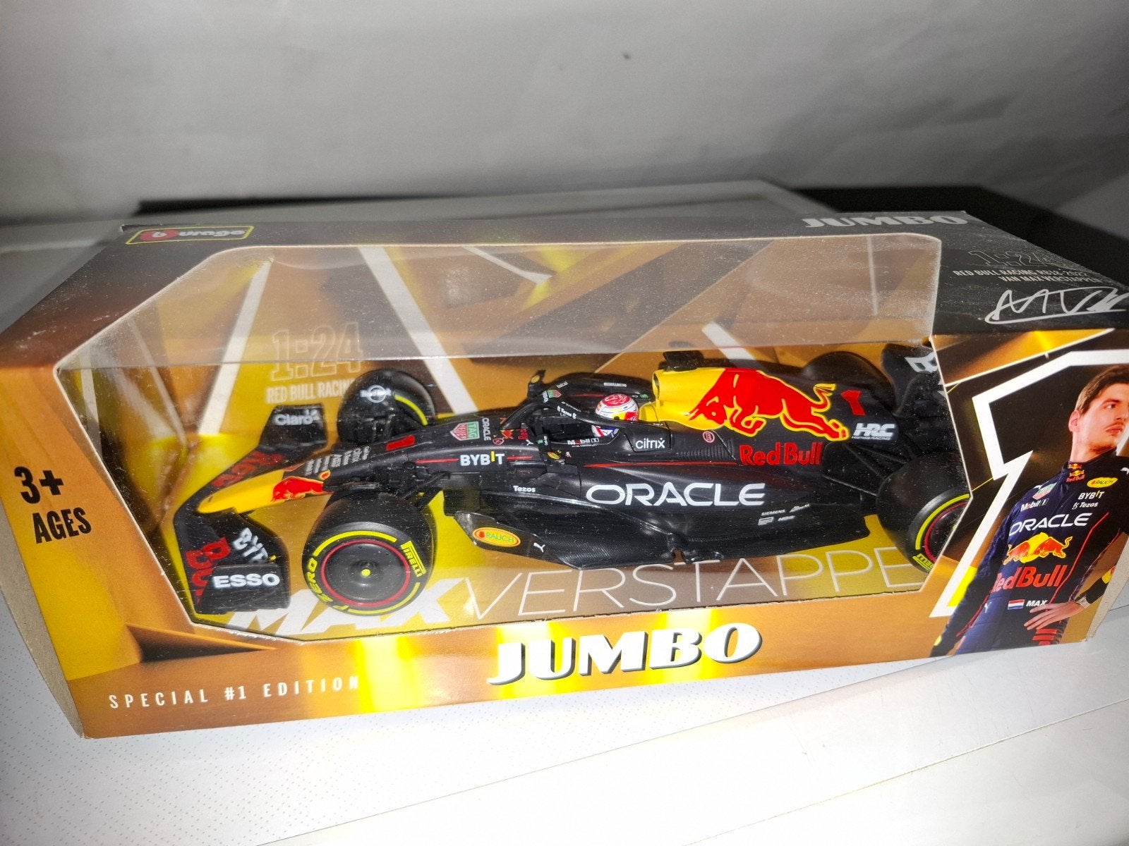 Bburago Red Bull Racing RB19 Max Verstappen 1:24, Ophalen of Verzenden, Nieuw, Auto, Bburago