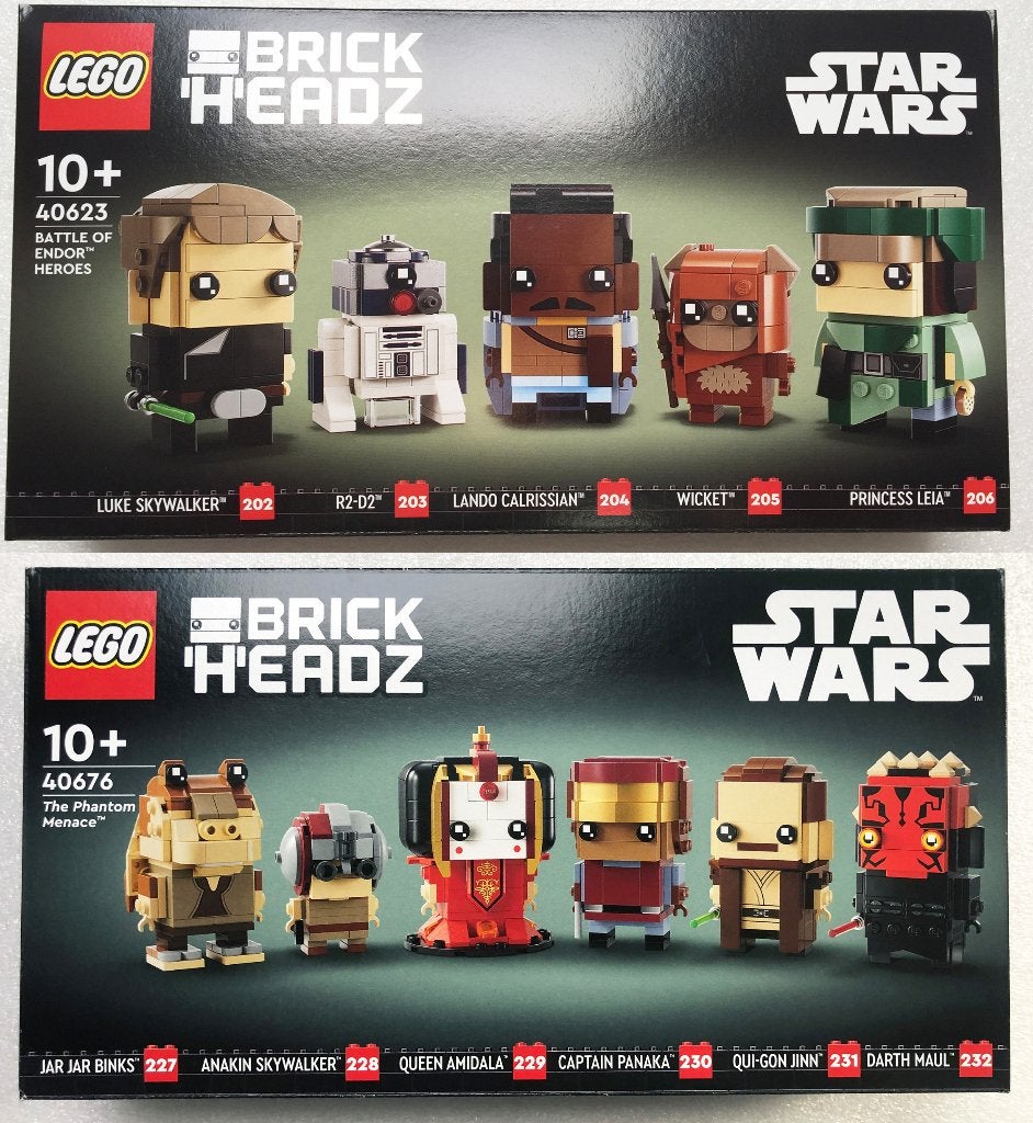 LEGO® Brickheadz Star Wars 40623 + 40676 MISB *Nieuw*, Verzenden, BrickHeadz, Lego, Nieuw