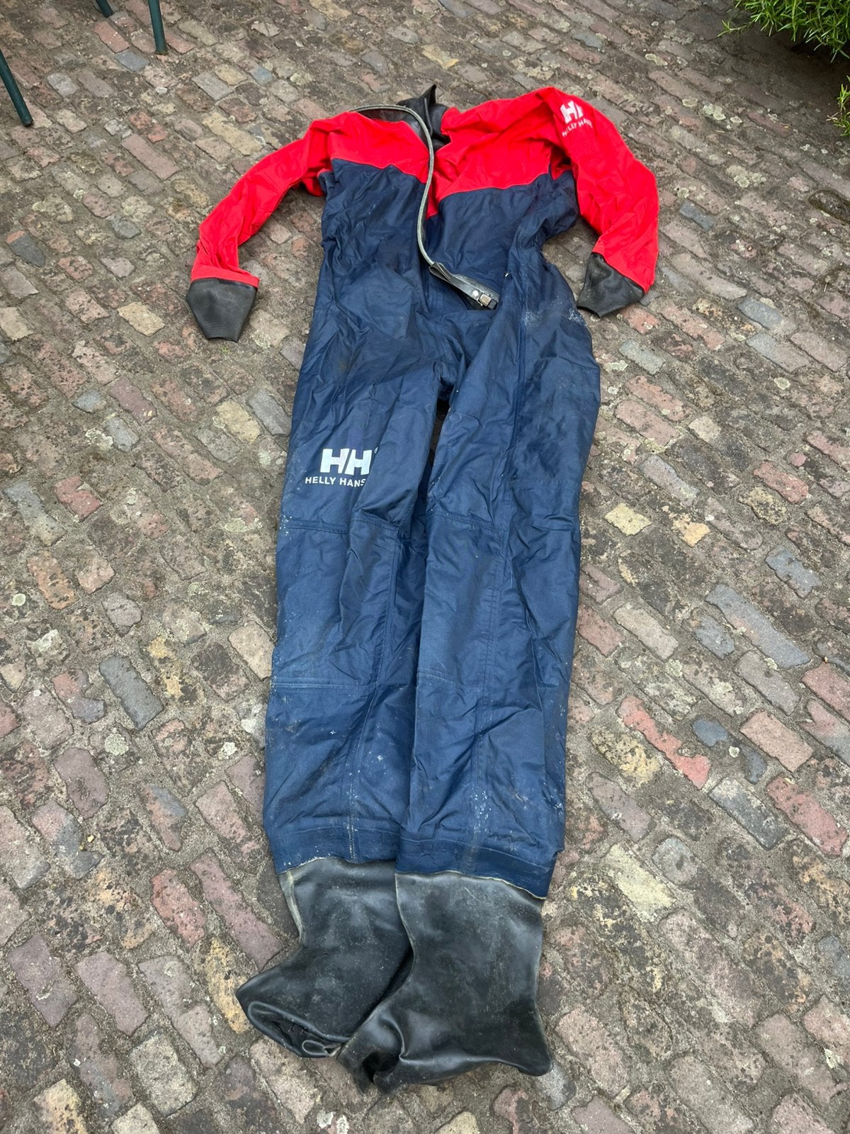 Helly Hansen Droogpak maat L (oud - lezen), Watersport en Boten, Watersportkleding, Ophalen of Verzenden, Gebruikt, Dame of Heer