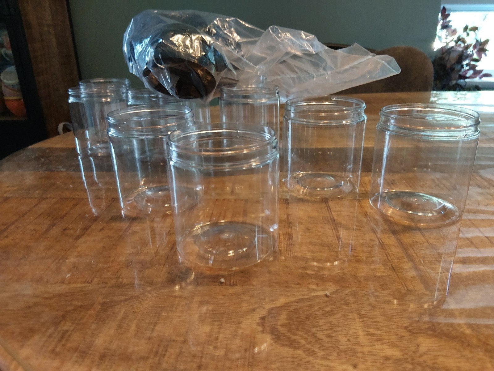 Lege plastic potjes met deksel, Ophalen, Nieuw, Kunststof, Minder dan 50 cm