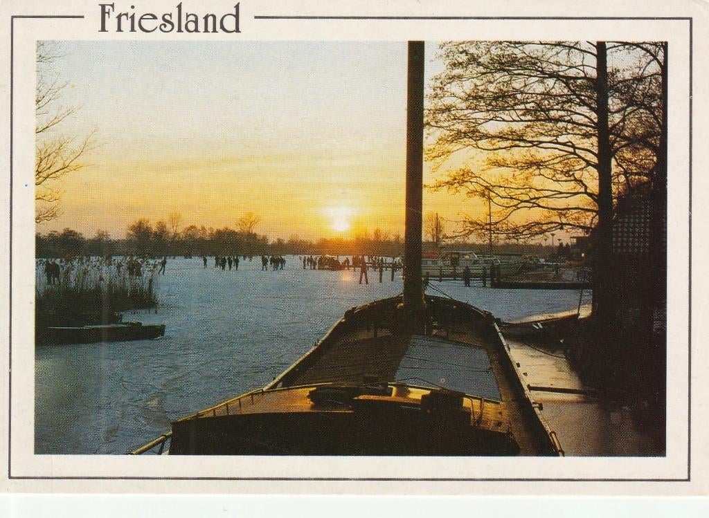 Ansichtkaart Friesland, Verzamelen, Ansichtkaarten | Nederland, Ophalen of Verzenden, 1980 tot heden, Ongelopen, Friesland