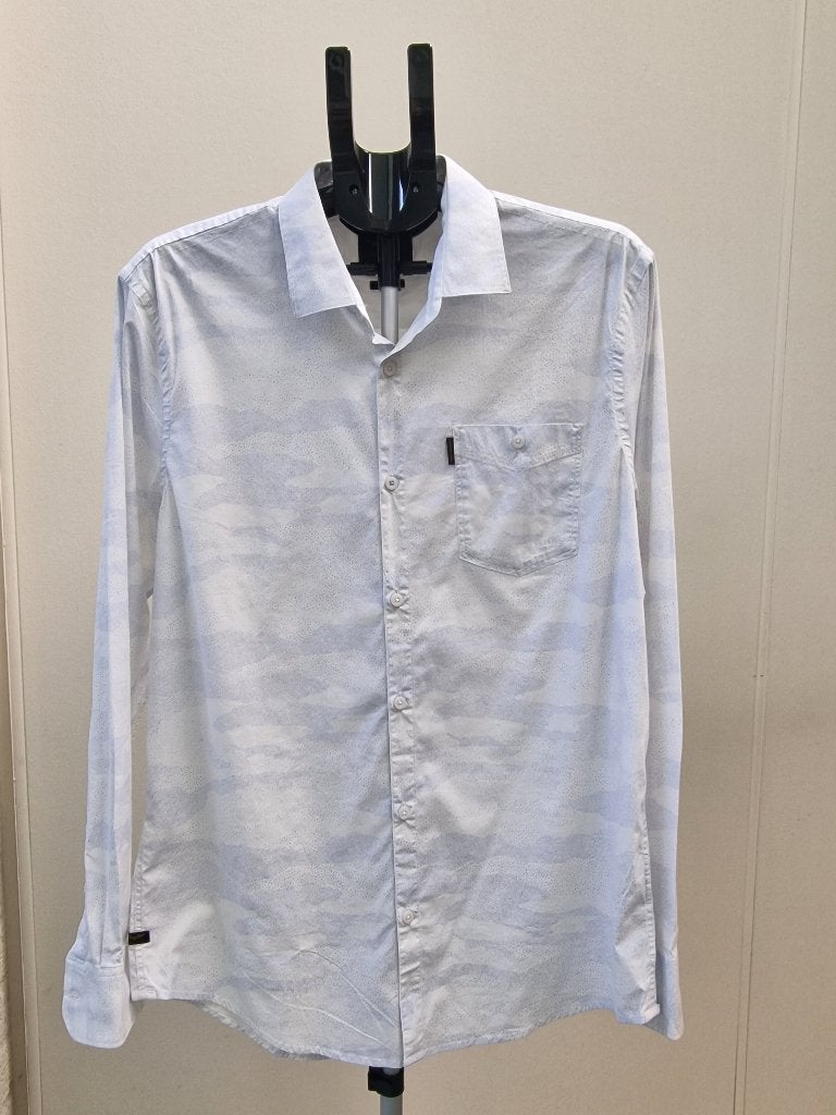 PME Legend Overhemd XL Wit Stretch Casual Shirt, Ophalen of Verzenden, Zo goed als nieuw, Wit, Halswijdte 43/44 (XL)
