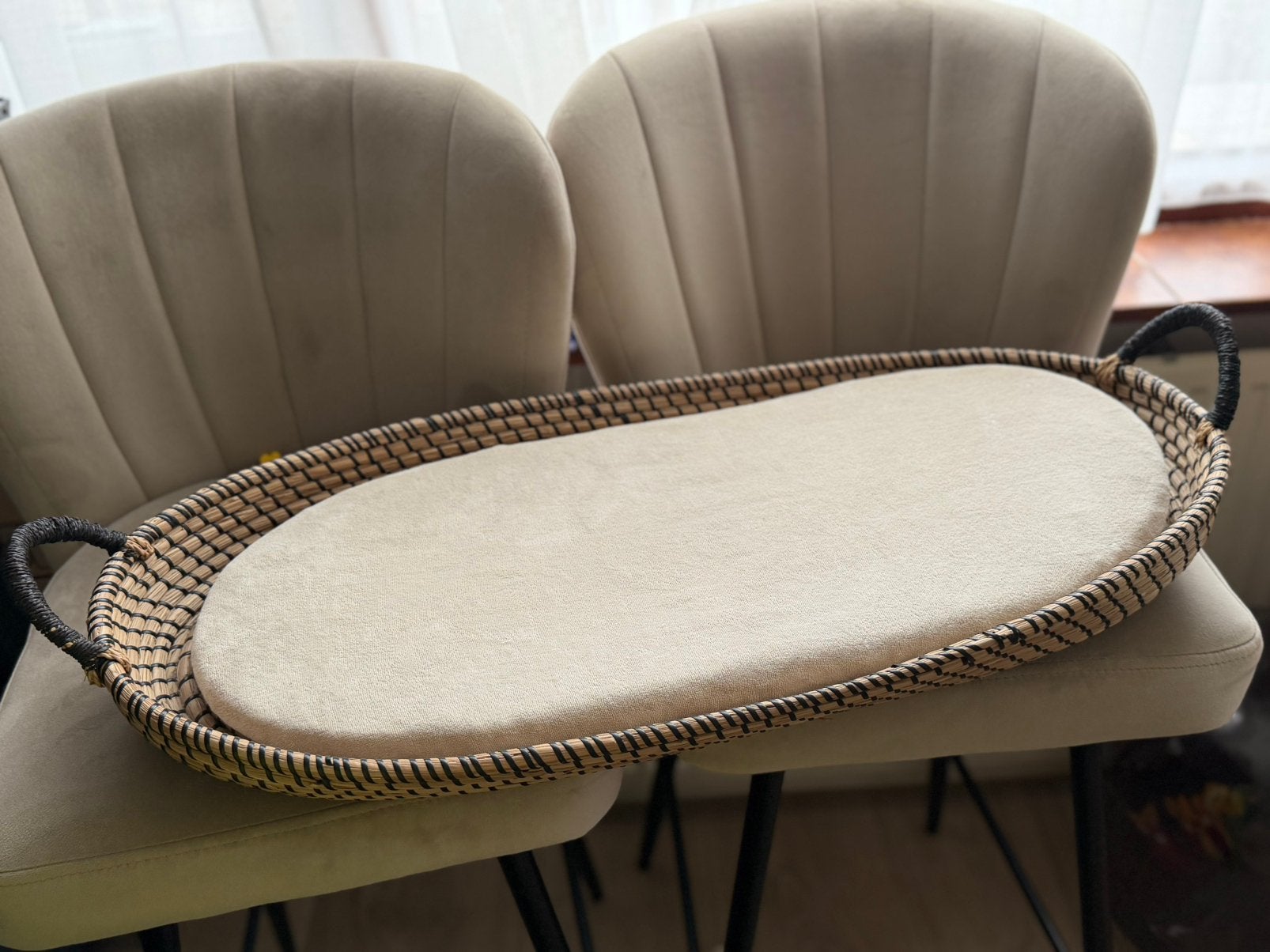 Prachtig verschoonmandje met dut matras zgan, Ophalen of Verzenden, Zo goed als nieuw, Overige typen