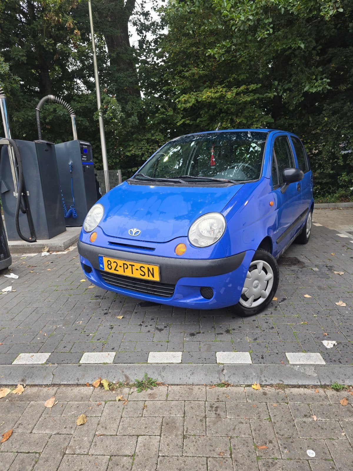 Daewoo Matiz 1.0 2004 Blauw, Auto's, Daewoo, Voorwielaandrijving, 15 km/l, 64 pk, Origineel Nederlands
