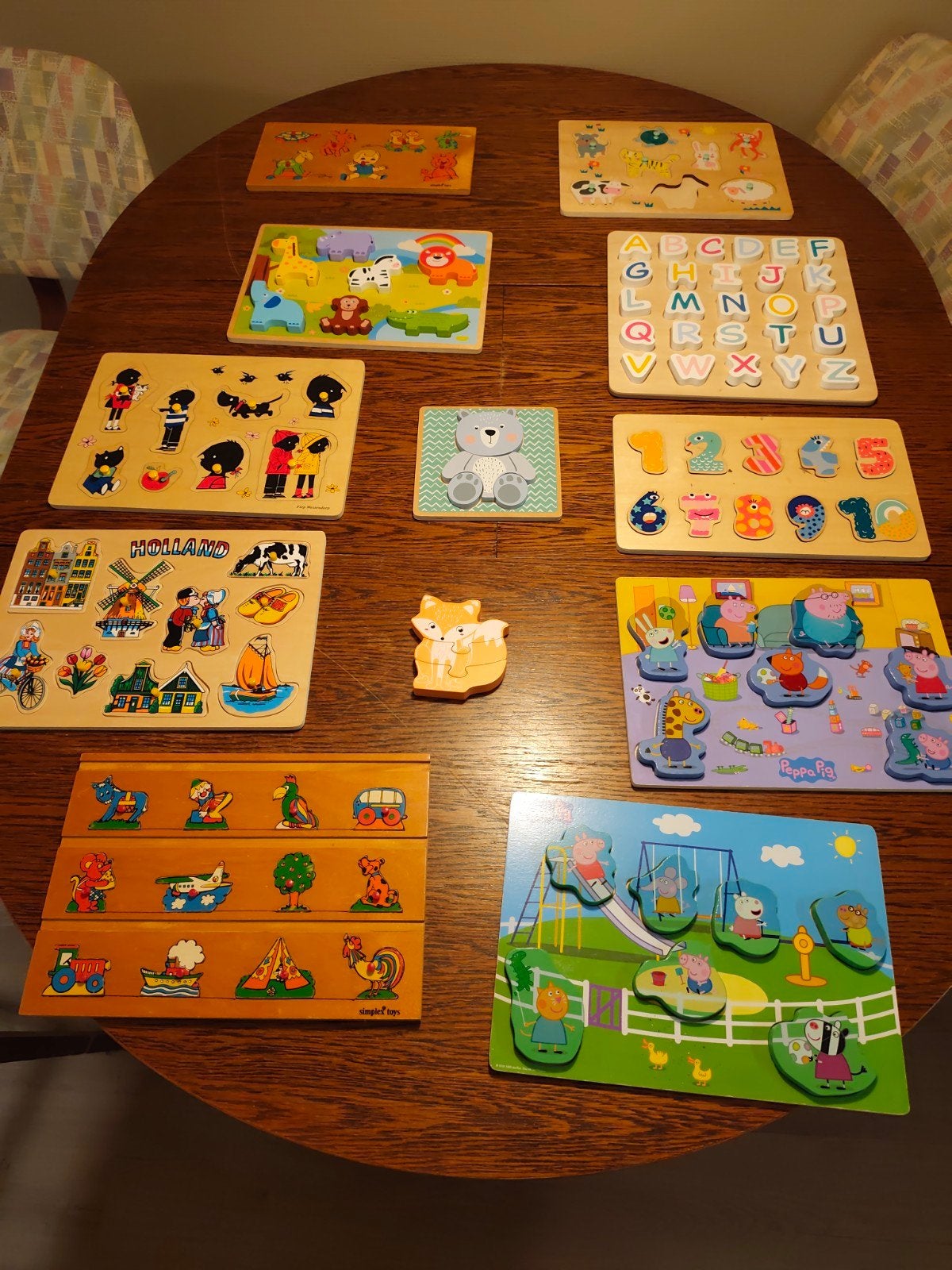 Houten Speel puzzels, Ophalen of Verzenden, Gebruikt, Overige typen