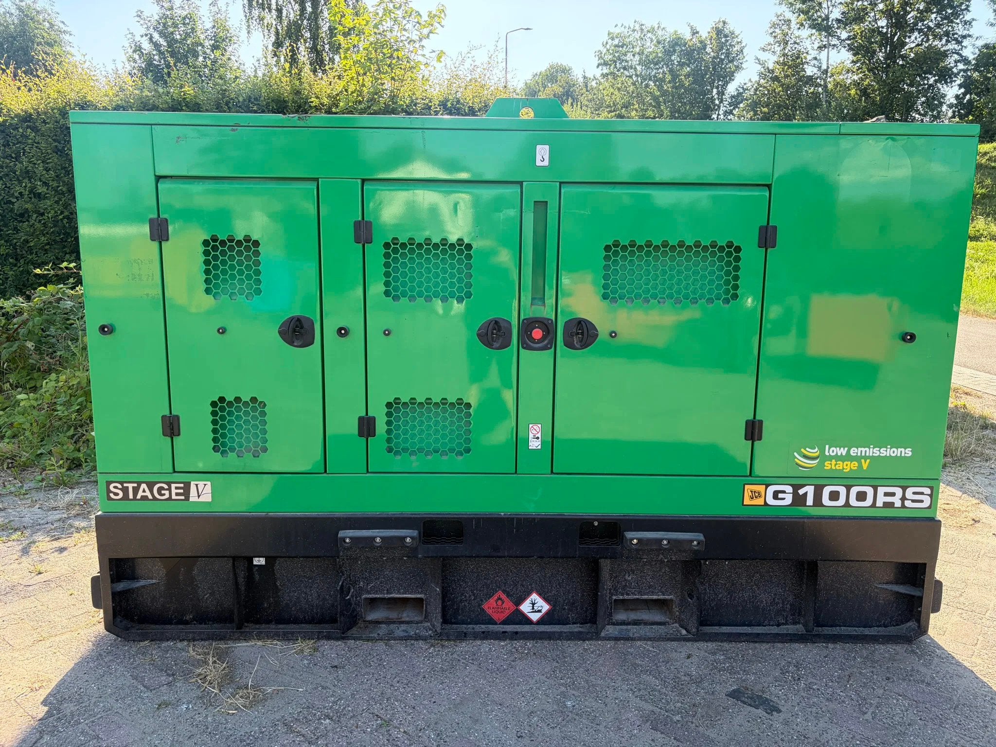 JCB G100RS V 100 kVA aggregaat stage V synchroon (bj 2023)