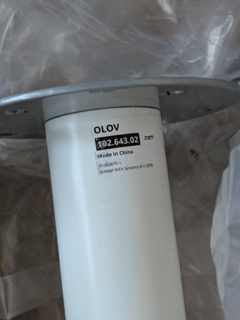 Ikea OLOV tafelpoten (set van 4), Ophalen, Tafelpoot, Minder dan 50 cm, 50 tot 100 cm