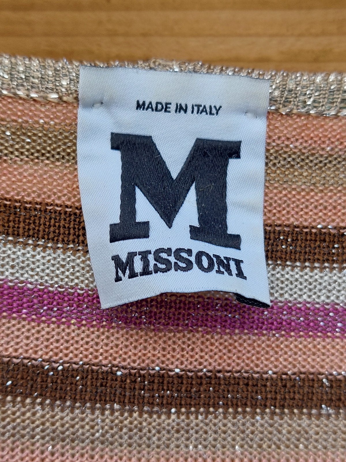 Missoni gestreepte top met lange mouwen, Maat 38/40 (M), Overige kleuren, Ophalen of Verzenden, Zo goed als nieuw