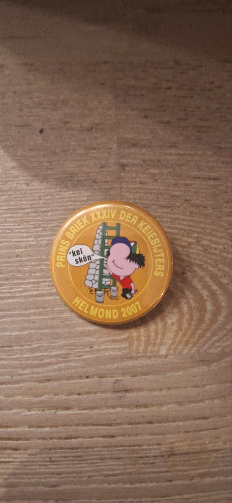 Keiebijters Helmond Button carnaval 2007 (4.10), ., Ophalen of Verzenden, Zo goed als nieuw, .