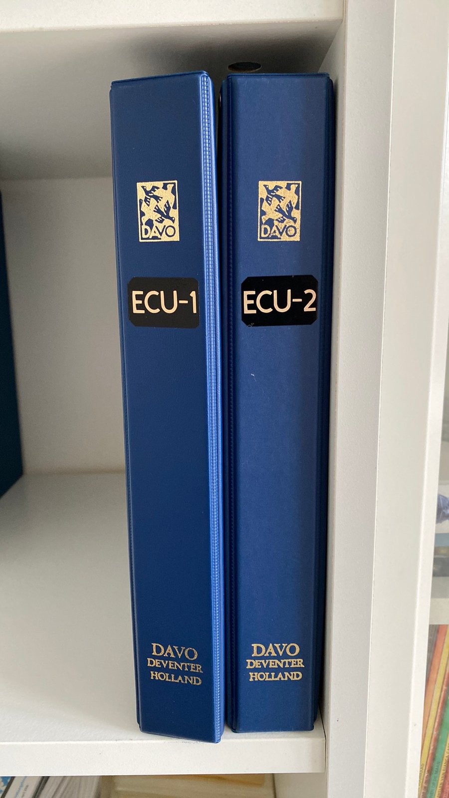 ECU brief Postzegel met munt., Ophalen of Verzenden, Nederland