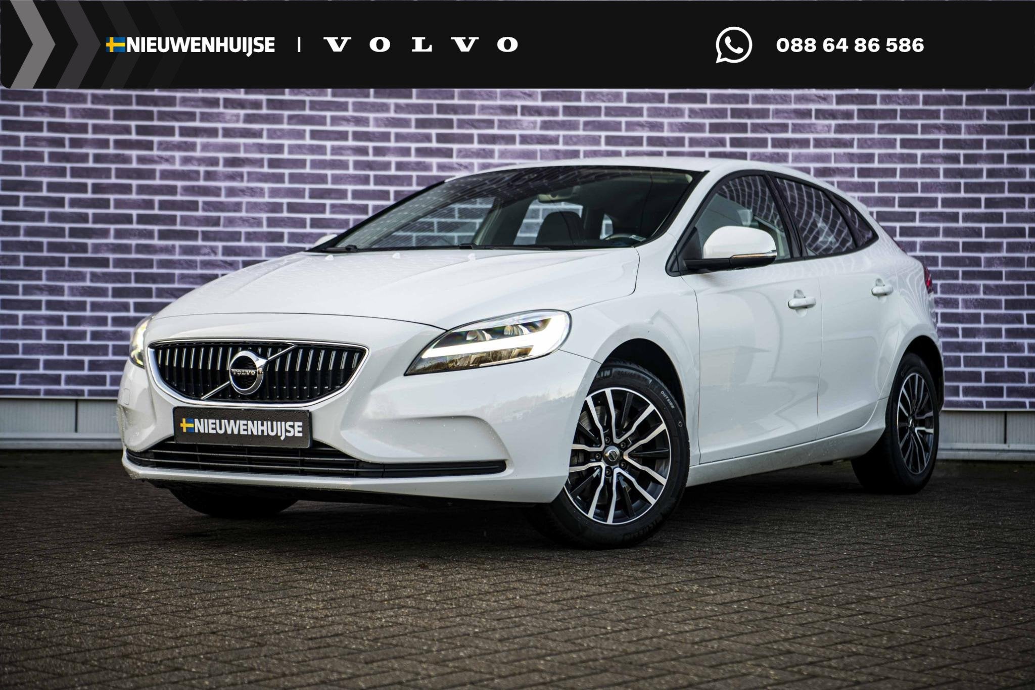 Volvo V40 1.5 T2 Polar+ | Automaat | Stoelverwarming | Navig, 12 maanden, Euro 6, Leder en Stof, Origineel Nederlands