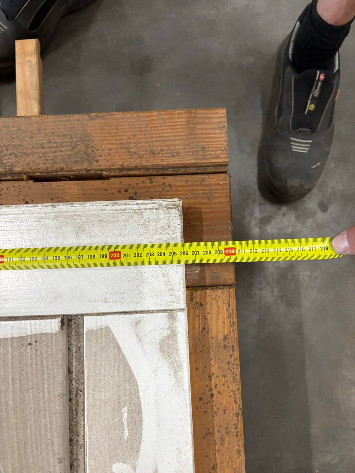 Houten Buitendeur met Glas en Lamellen - Gebruikt, Doe-het-zelf en Verbouw, Deuren en Horren, Ophalen, Gebruikt, 80 tot 100 cm