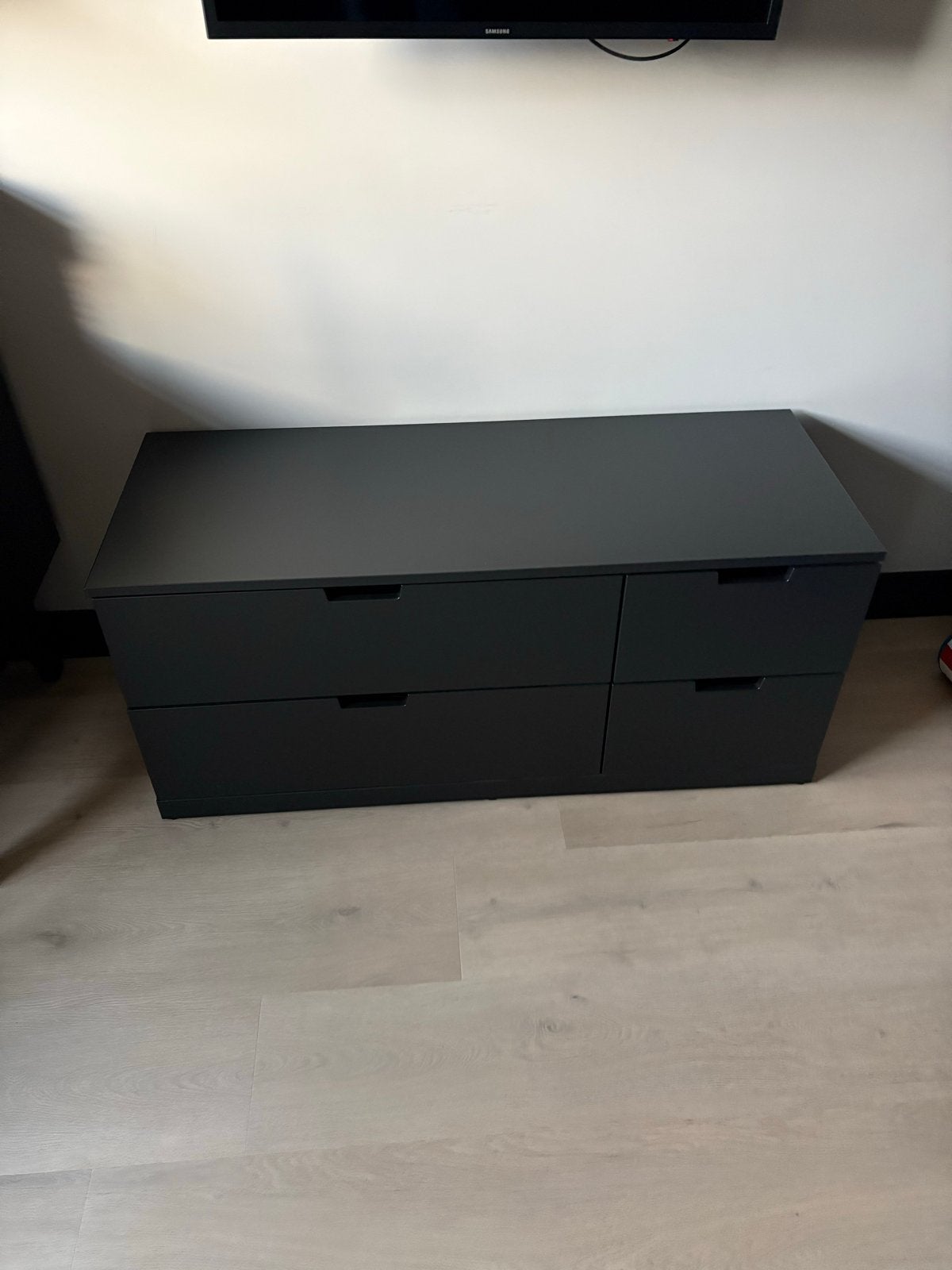 IKEA Nordli ladekast antraciet 120x54x47 cm, Huis en Inrichting, Ophalen, 100 tot 150 cm, Zo goed als nieuw, 3 of 4 laden