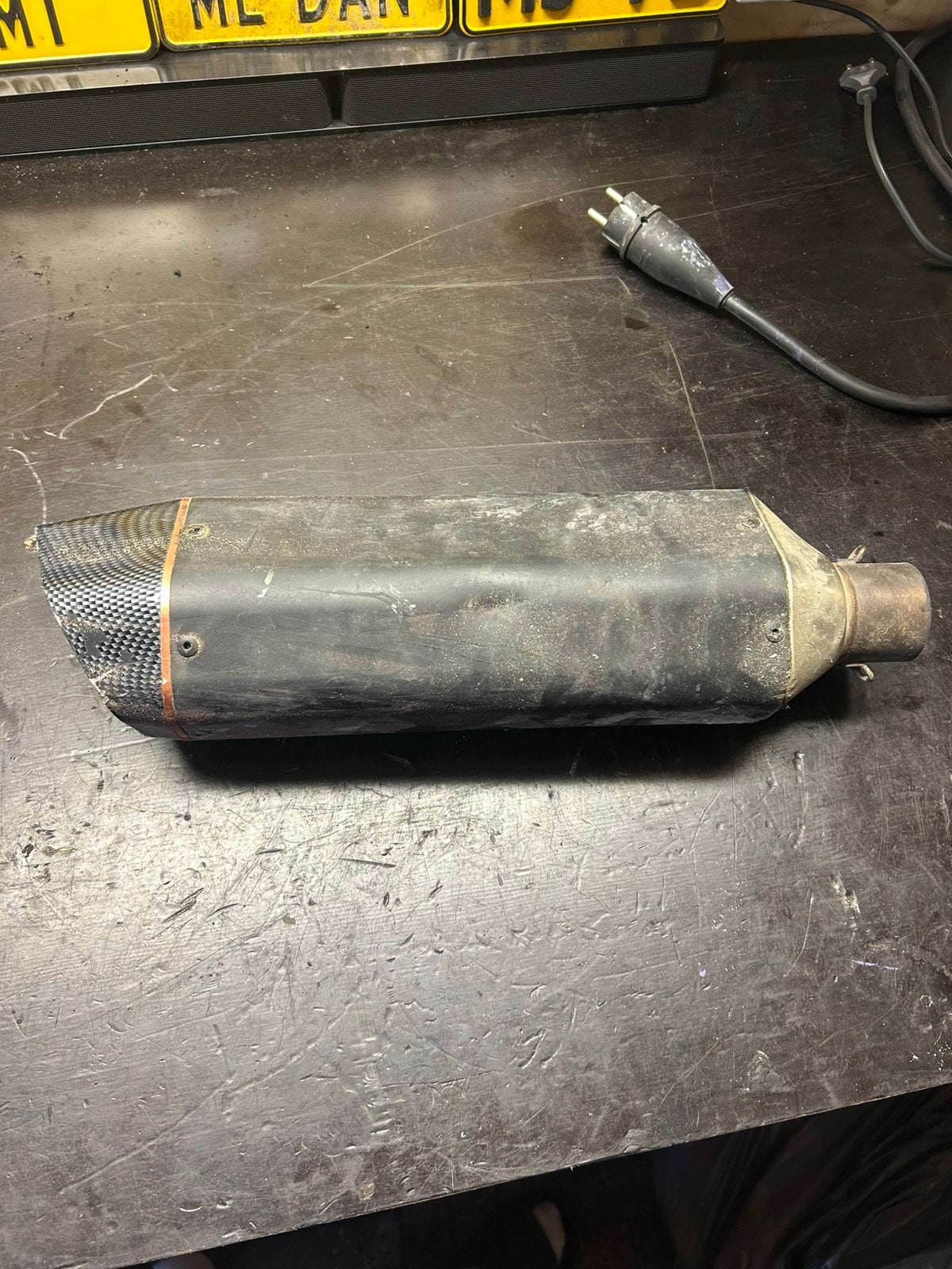 Bullet racing demper, Ophalen of Verzenden, Zo goed als nieuw, Uitlaat, Piaggio