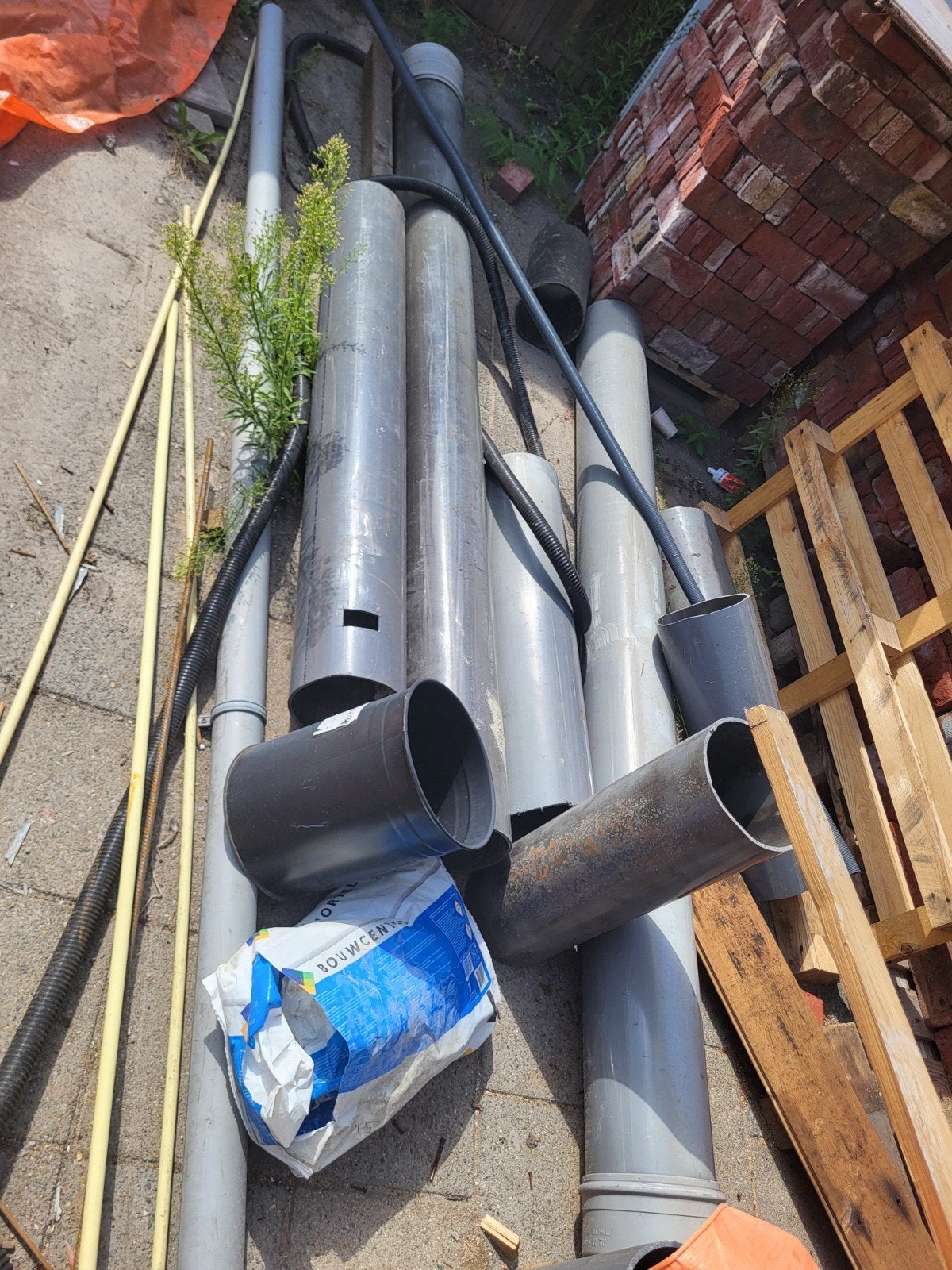 dikke pvc 20cm voor fundering poeren oid, Ophalen, Pvc, Minder dan 2 meter, Rechte buis