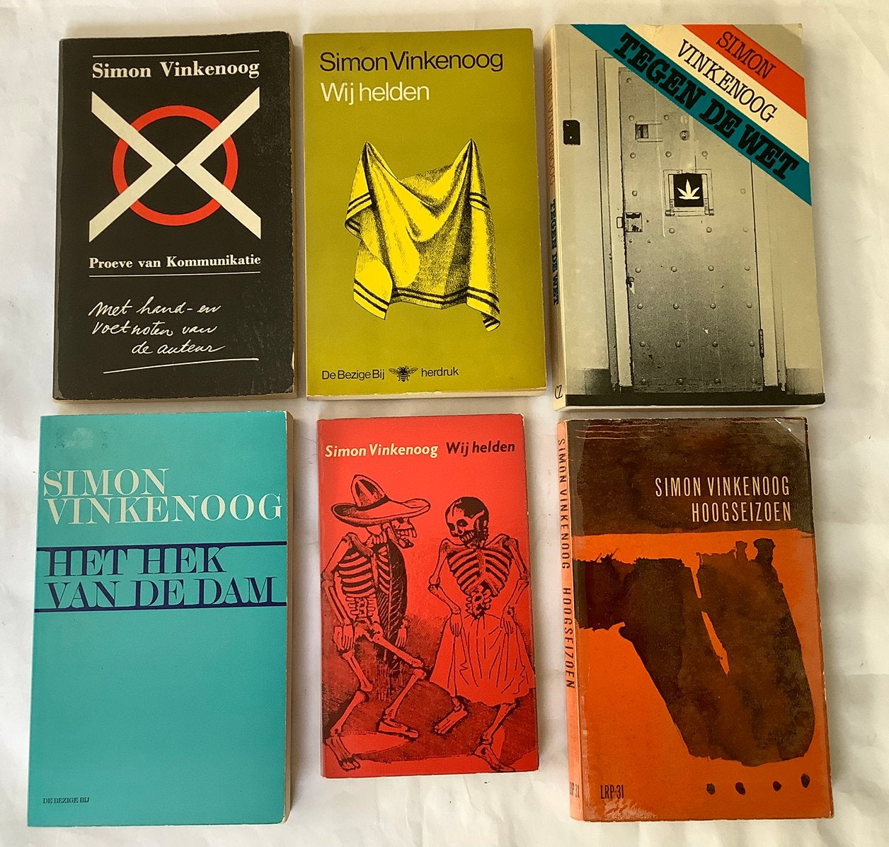 SIMON VINKENOOG - 6 titels         2x 1e druk, Boeken, Literatuur, Ophalen of Verzenden, Gelezen