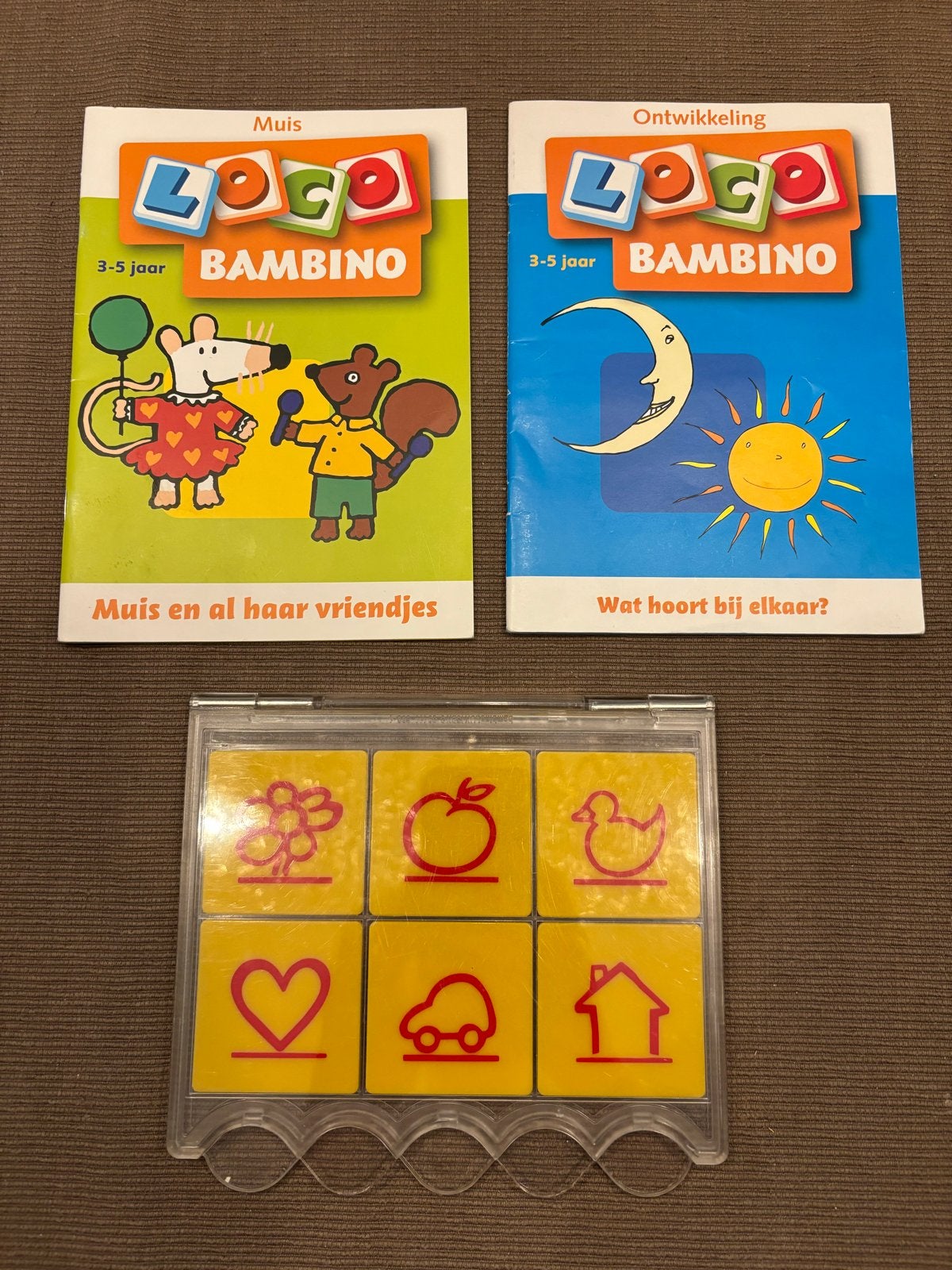 Loco Bambino: Muis en al haar vriendjes & Wat hoort bij elka, Kinderen en Baby's, Speelgoed | Educatief en Creatief, Ophalen of Verzenden