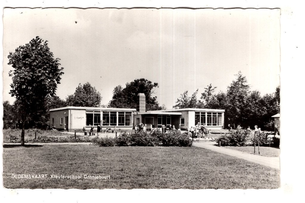 Dedemsvaart School Oranjebuurt, Ophalen of Verzenden, 1940 tot 1960, Ongelopen, Overijssel
