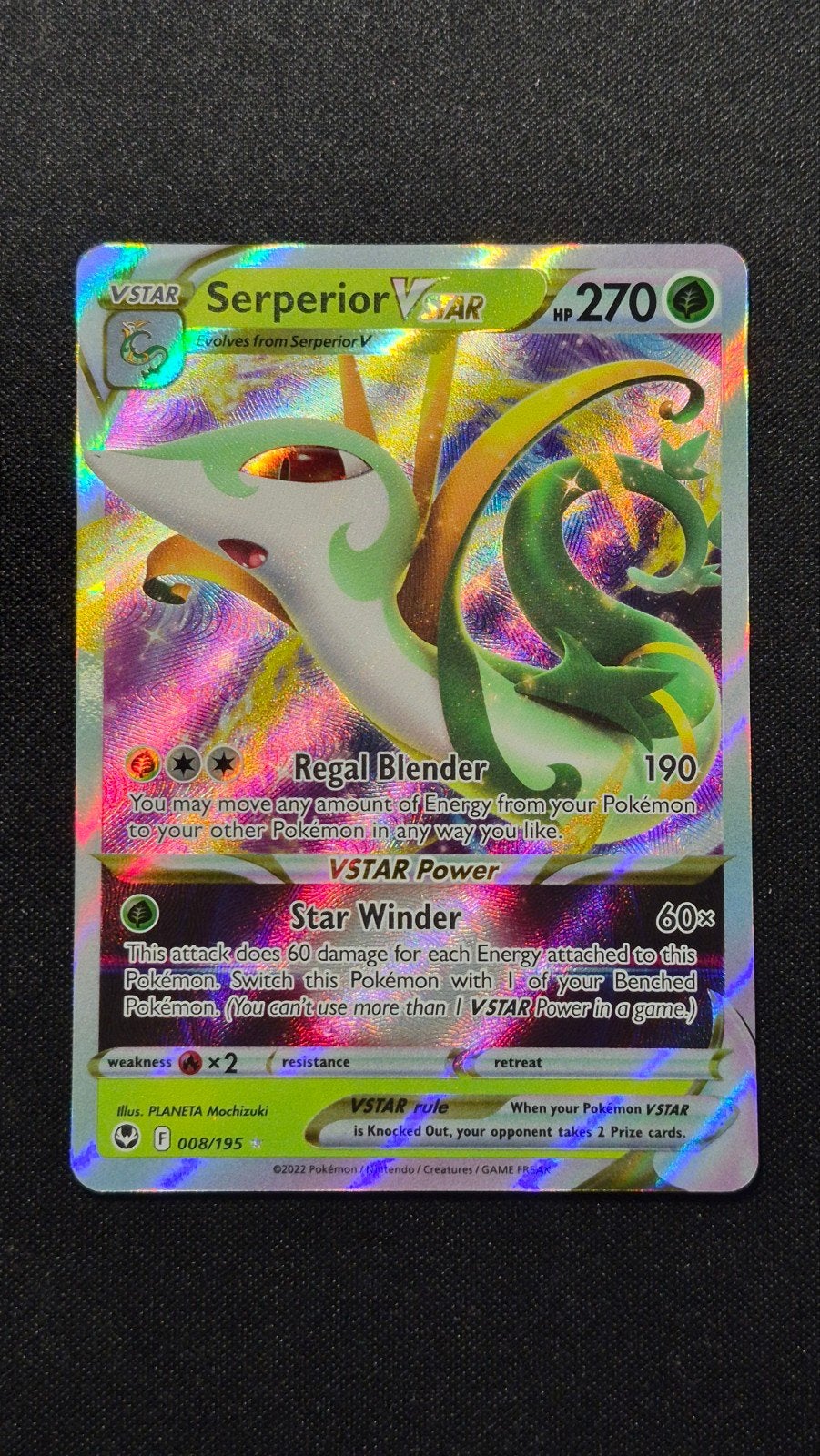 Serperior VSTAR 008/195 – Silver Tempest (2022), Verzenden, Zo goed als nieuw, Losse kaart