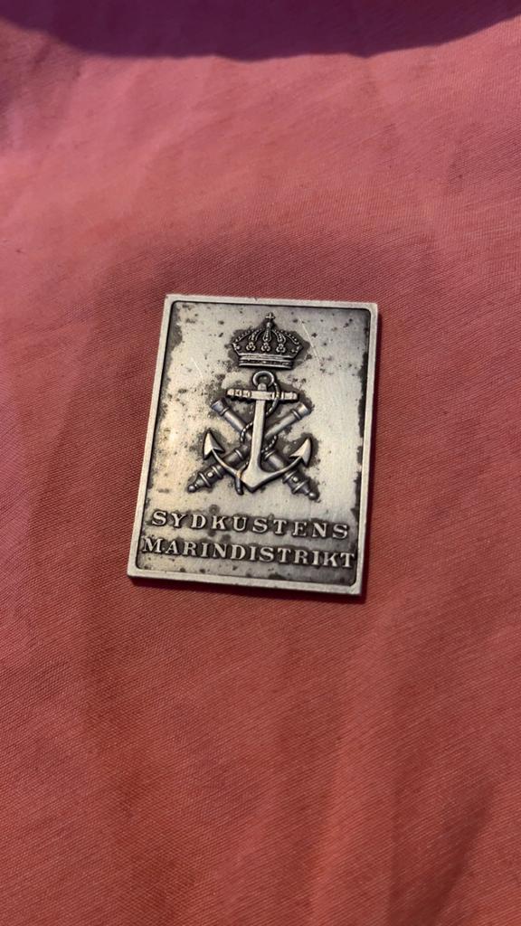 Zeldzame Zweedse Marine Medaille 1957 - Karlskrona, Ophalen of Verzenden, Overige materialen, Buitenland