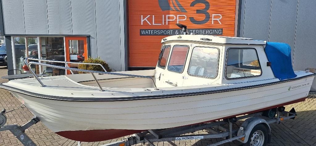 Uttern 5600 pilothouse cabin | Suz 15PK EFI |e.start |trim, Watersport en Boten, Ophalen, 10 tot 30 pk, Gebruikt, 3 tot 6 meter