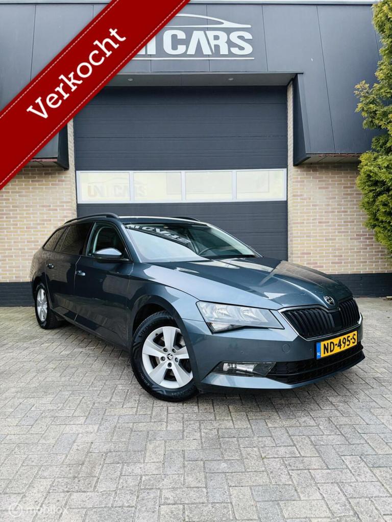 Skoda Superb Combi 1.6 TDI Active Business|Navi|leer|2017, Parkeersensor, Gebruikt, Euro 6, 4 cilinders