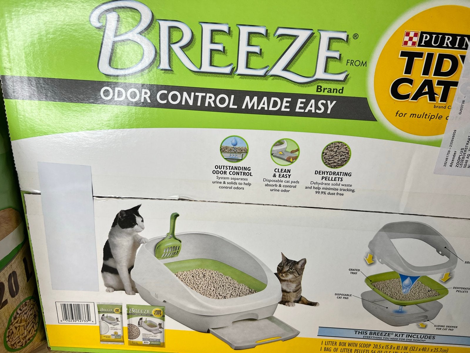Nieuwe Purina Tidy Cats Breeze kattenbak / kattenbakvulling, Ophalen, Nieuw