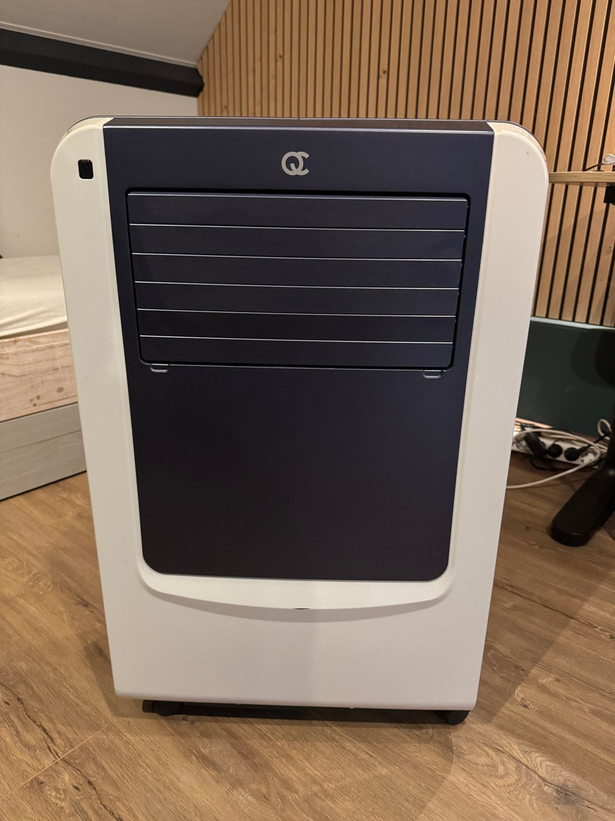 Flinq Mobiele Airco 12.000 BTU - Krachtige Koeling, Ophalen, 3 snelheden of meer, Zo goed als nieuw, Koelen en Ontvochtigen