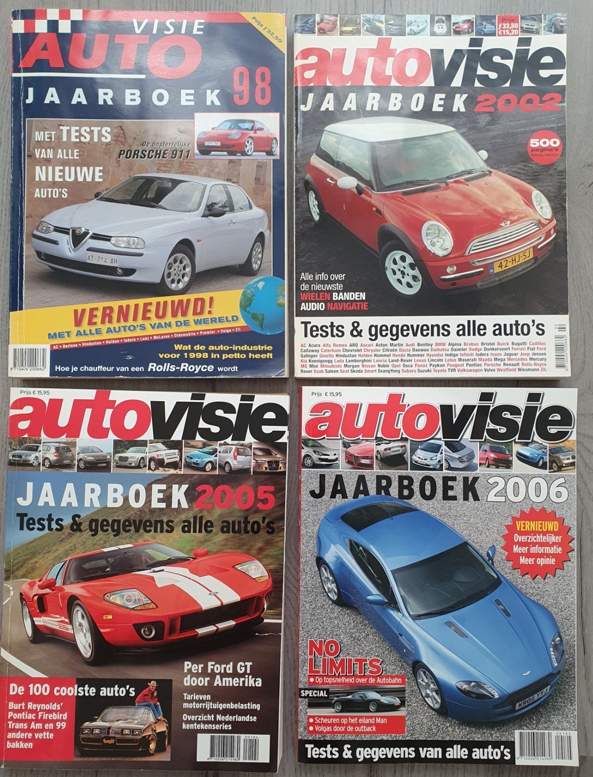 Autovisie Jaarboeken (Zie Foto's), Ophalen, Gelezen, Algemeen
