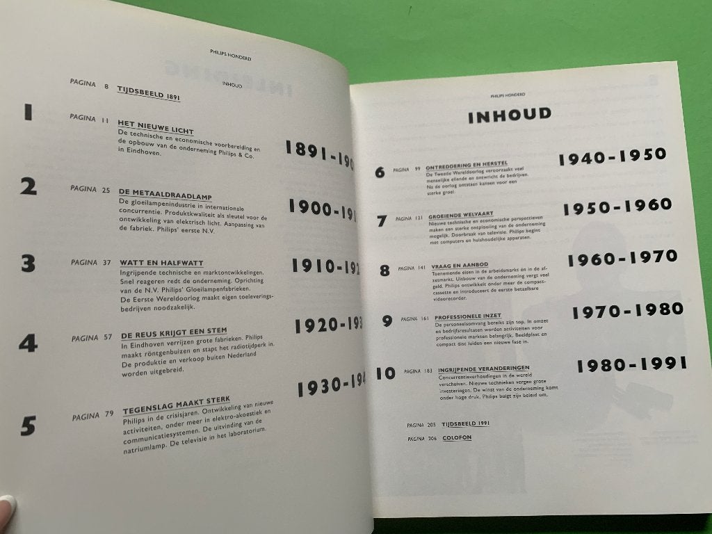 Philips Honderd Jubileumboek 1891-1991, Boeken, Ophalen of Verzenden, Zo goed als nieuw