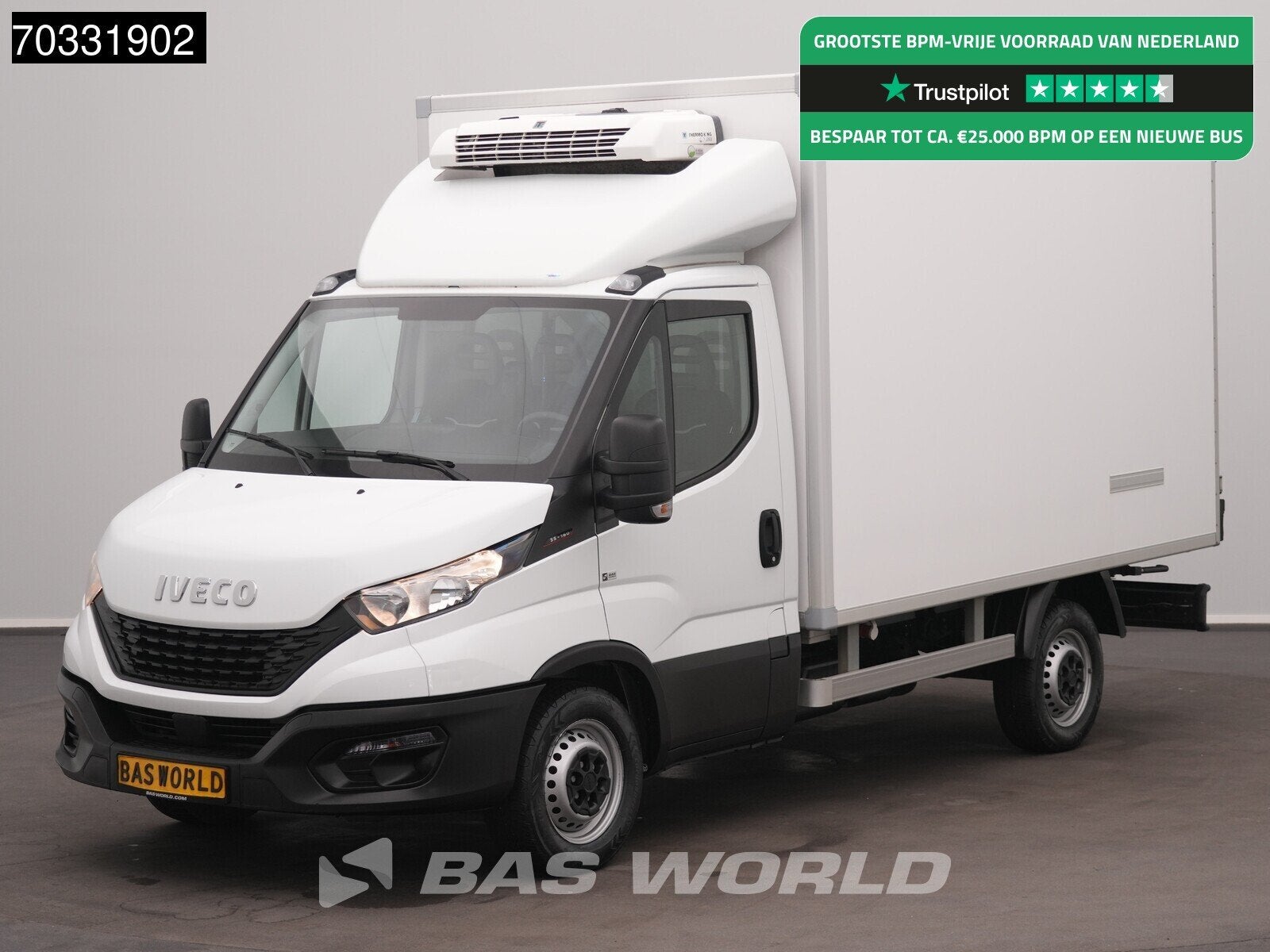 Iveco Daily 35S16 3.0L FRC -20 Koelwagen Thermo King V300 23, Auto's, Stof, Gebruikt, Euro 6, 4 cilinders