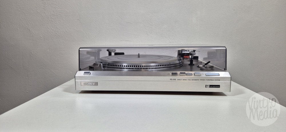 Sony PS-515 Platenspeler | Vol Automatisch | Direct-Drive, Pitch-regelaar, Refurbished, Ophalen of Verzenden, Platenspeler