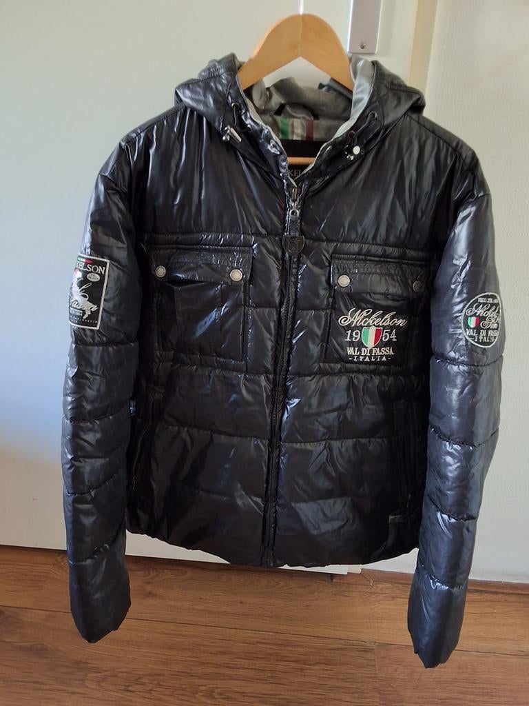 Nickelson jas Zwart Maat xl nieuw voorjaar herfst, Nichelson, Zwart, Ophalen of Verzenden, Maat 56/58 (XL)