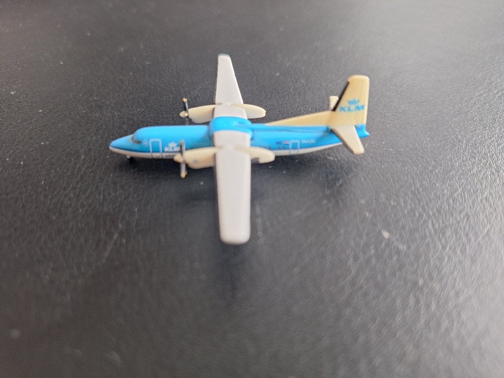 Diecast model Fokker 50, 1:500, Ophalen of Verzenden, Gebruikt, Schaalmodel